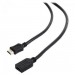 Cablexpert Кабель мультимедійний HDMI male to female 0.5m Cablexpert (CC-HDMI4X-0.5M)