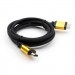 Vinga Кабель мультимедійний HDMI to HDMI 1.5 m V2.0 metal Vinga (VCPDCHDMI2VMM1.5BK)