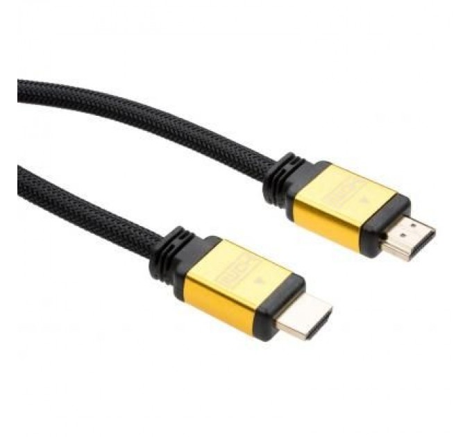 Vinga Кабель мультимедійний HDMI to HDMI 1.8 m metal V2.0 Vinga (VCPDCHDMI2VMM1.8BK)