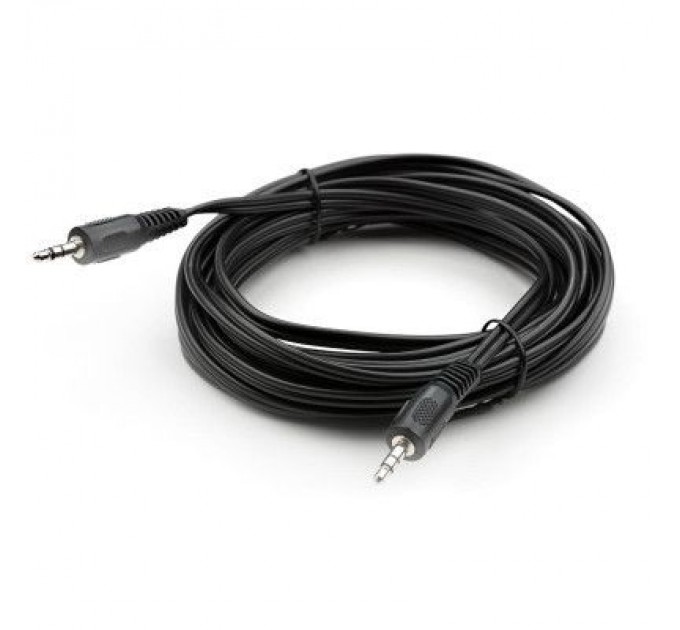 Vinga Кабель мультимедійний Jack 3.5mm 5 m MM 3С Vinga (VCPDCJ35MM5BK)