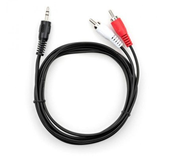 Vinga Кабель мультимедійний Jack 3.5mm M to 2xRCA 1.5 m Vinga (VCPDCJ35MRCA21.5BK)