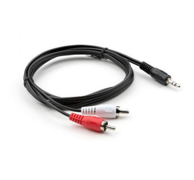 Vinga Кабель мультимедійний Jack 3.5mm M to 2xRCA 1.5 m Vinga (VCPDCJ35MRCA21.5BK)