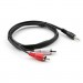 Vinga Кабель мультимедійний Jack 3.5mm M to 2xRCA 1.5 m Vinga (VCPDCJ35MRCA21.5BK)