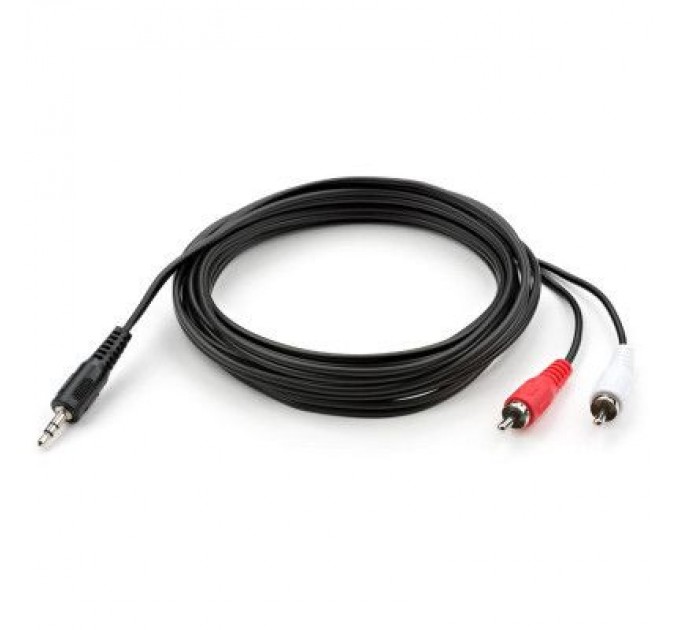 Vinga Кабель мультимедійний Jack 3.5mm M to 2xRCA 3 m Vinga (VCPDCJ35MRCA23BK)
