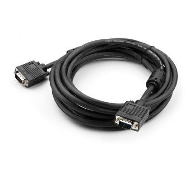 Vinga Кабель мультимедійний VGA 5 m MM ferrite Vinga (VCPDCVGAMM5MBK)