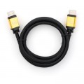 Vinga Кабель мультимедійний HDMI to HDMI 3.0 m V2.0 metal Vinga (VCPDCHDMI2VMM3BK)