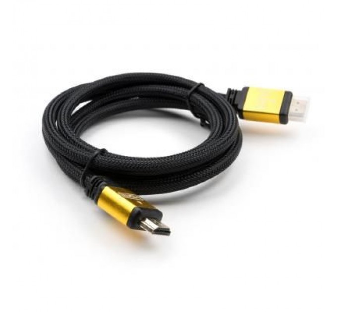Vinga Кабель мультимедійний HDMI to HDMI 3.0 m V2.0 metal Vinga (VCPDCHDMI2VMM3BK)
