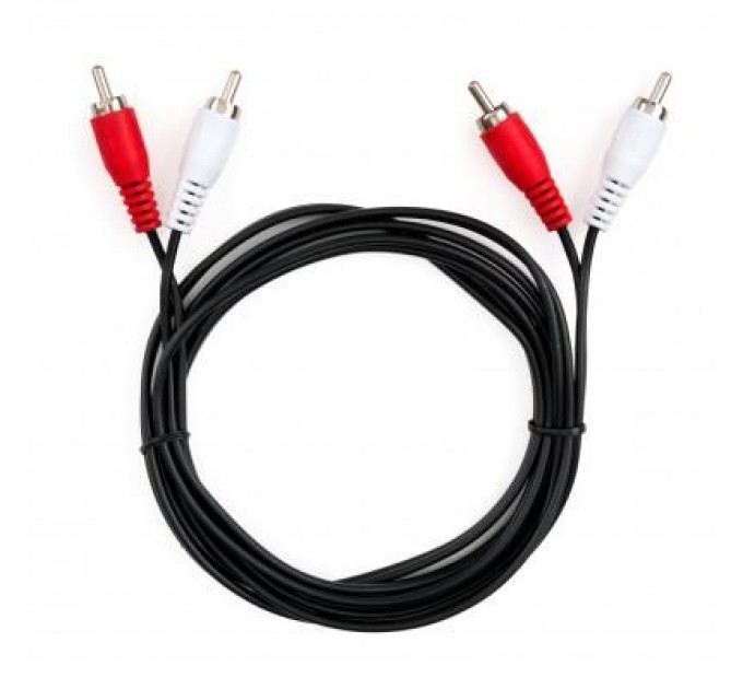 Vinga Кабель мультимедійний 2RCA to 2RCA 1.8m Vinga (VCP2RCA1.8)