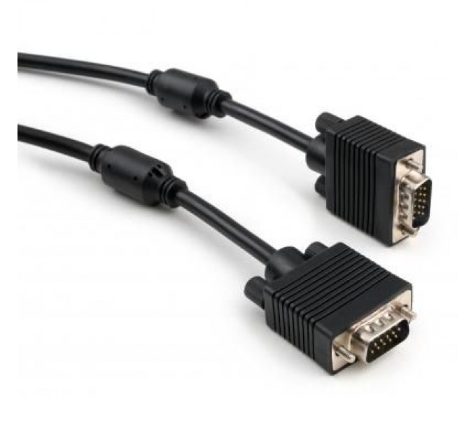 Vinga Кабель мультимедійний VGA 10.0m ferrits Vinga (VCPVGAF10BK)