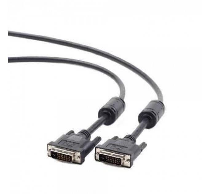 Cablexpert Кабель мультимедійний DVI to DVI 24+1pin, 4.5m Cablexpert (CC-DVI2-BK-15)