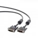 Cablexpert Кабель мультимедійний DVI to DVI 24+1pin, 4.5m Cablexpert (CC-DVI2-BK-15)