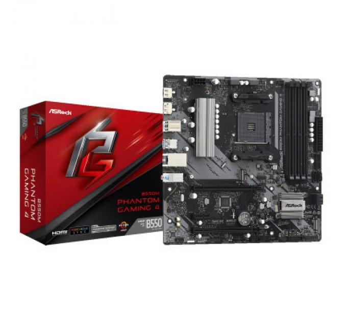 ASRock Материнська плата ASRock B550M PHANTOM GAMING 4