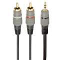 Cablexpert Кабель мультимедійний 3.5 Jack to 2RCA 5.0m Cablexpert (CCA-352-5M)