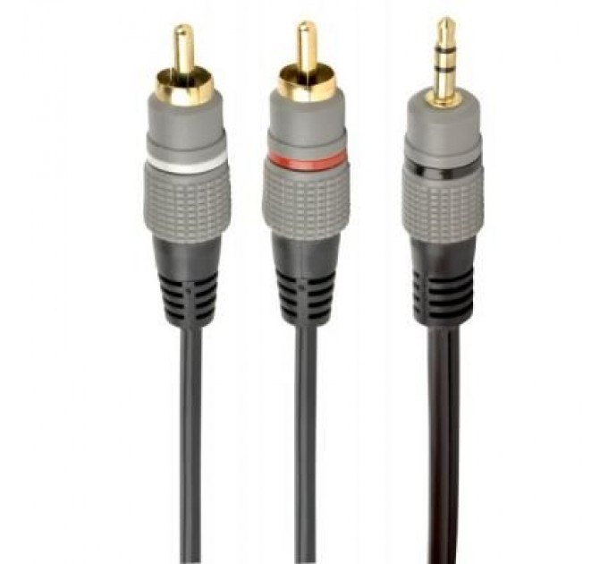 Cablexpert Кабель мультимедійний 3.5 Jack to 2RCA 5.0m Cablexpert (CCA-352-5M)