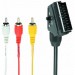 Cablexpert Кабель мультимедійний RCA - SCART, 1.8 m Cablexpert (CCV-519-001)