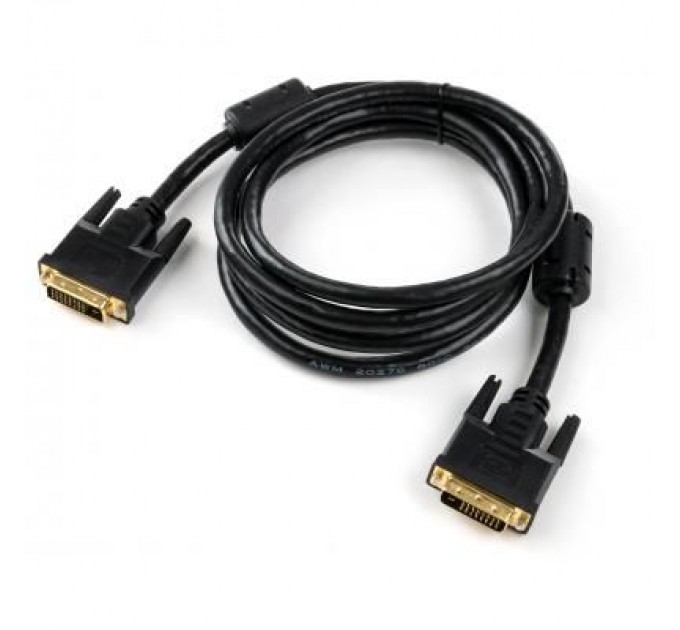 Vinga Кабель мультимедійний DVI to DVI 24+1pin 1.8 m Vinga (VCPDCDVIMM1.8BK)