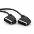 Cablexpert Кабель мультимедійний SCART 21-pin 1.8 m Cablexpert (CCV-518)