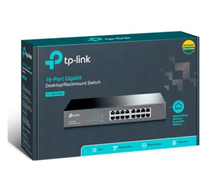 TP-Link Комутатор мережевий TP-Link TL-SG1016D