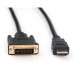 Vinga Кабель мультимедійний HDMI to DVI 24+1 3.0m Vinga (VCPHDMIDVI3)
