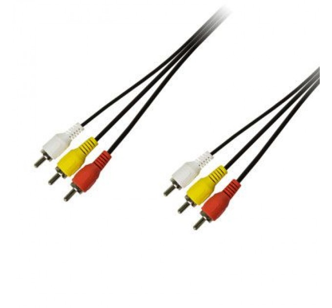 Piko Кабель мультимедійний 3xRCA M - 3xRCA M 1.5m Piko (1283126473951)