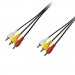 Piko Кабель мультимедійний 3xRCA M - 3xRCA M 1.5m Piko (1283126473951)