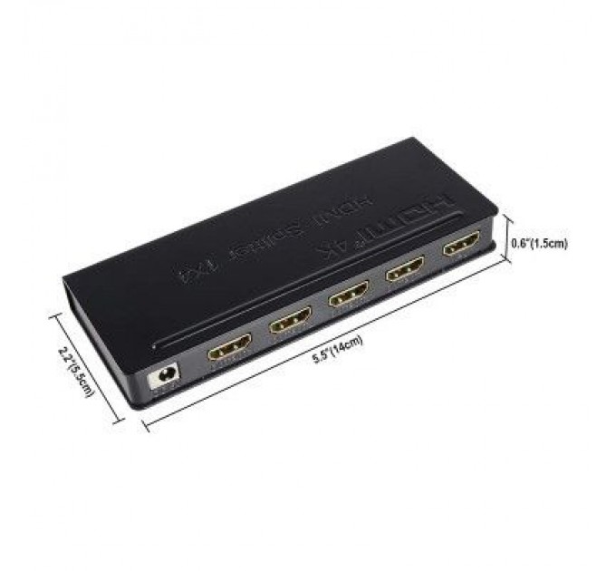 PowerPlant Розгалужувач PowerPlant HDMI 1x4 V1.4 (CA911509)