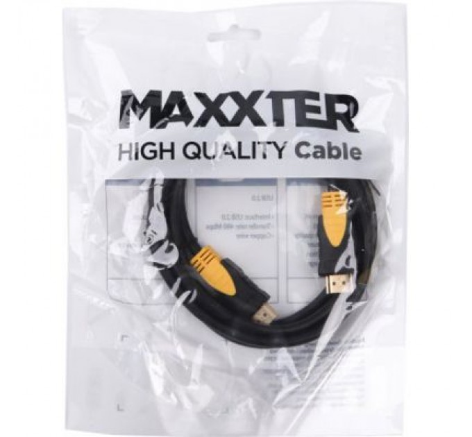 Maxxter Кабель мультимедійний HDMI to HDMI 2.0m V.2.0 Maxxter (VP-HDMI-2M)