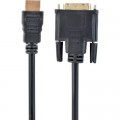 Maxxter Кабель мультимедійний HDMI to DVI 1.0m Maxxter (V-HDMI-DVI-1M)