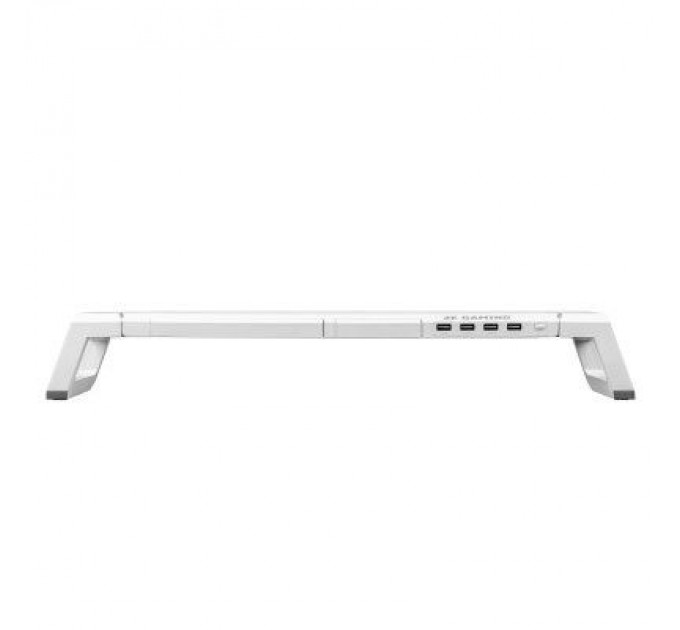 2E Підставка до монітора 2E GAMING, USB hub, backlight / RGB, White (2E-CPG-007-WT)