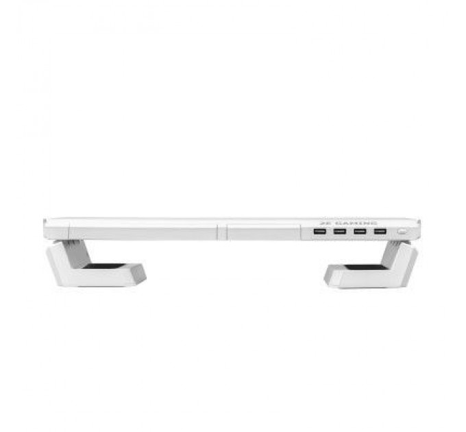 2E Підставка до монітора 2E GAMING, USB hub, backlight / RGB, White (2E-CPG-007-WT)
