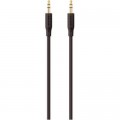 Belkin Кабель мультимедійний jack 3.5mm - M/M, portable, 2m, black/gold Belkin (F3Y117BT2M)