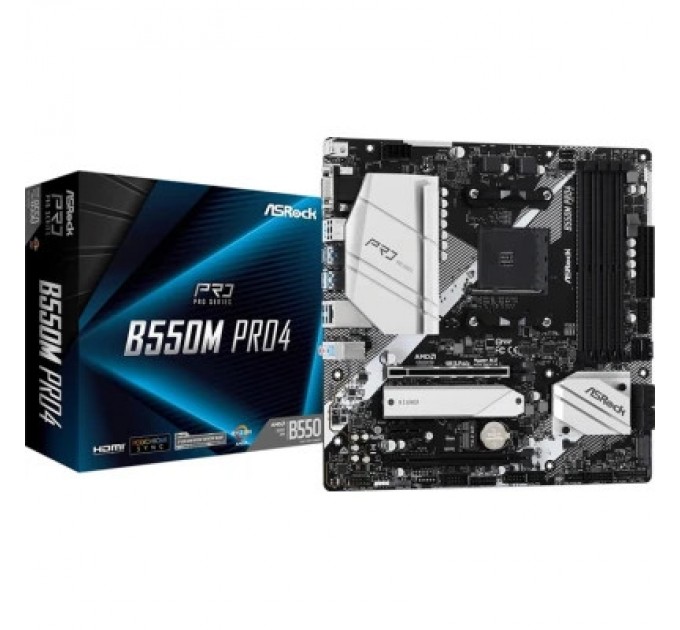 ASRock Материнська плата ASRock B550M PRO4