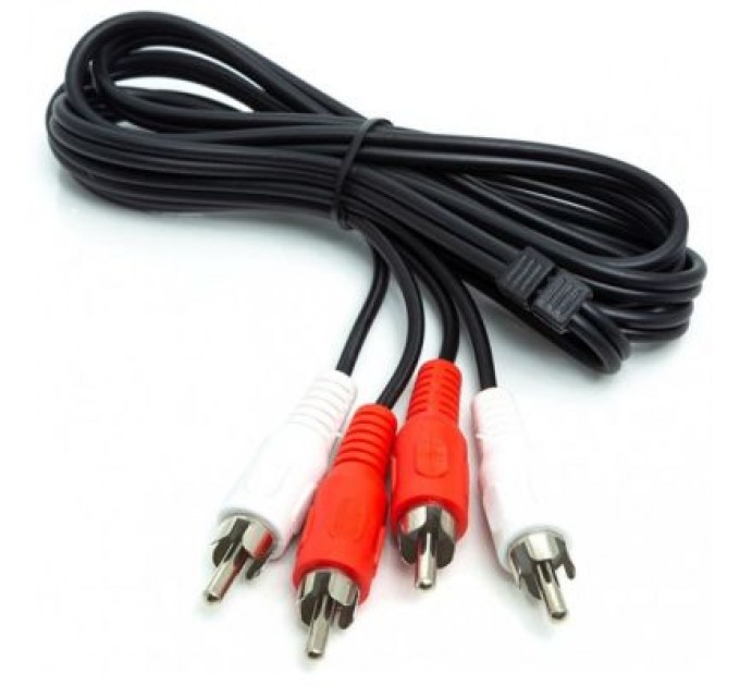 PowerPlant Кабель мультимедійний 2*RCA (M) to 2*RCA (M), 1 m PowerPlant (CA912032)