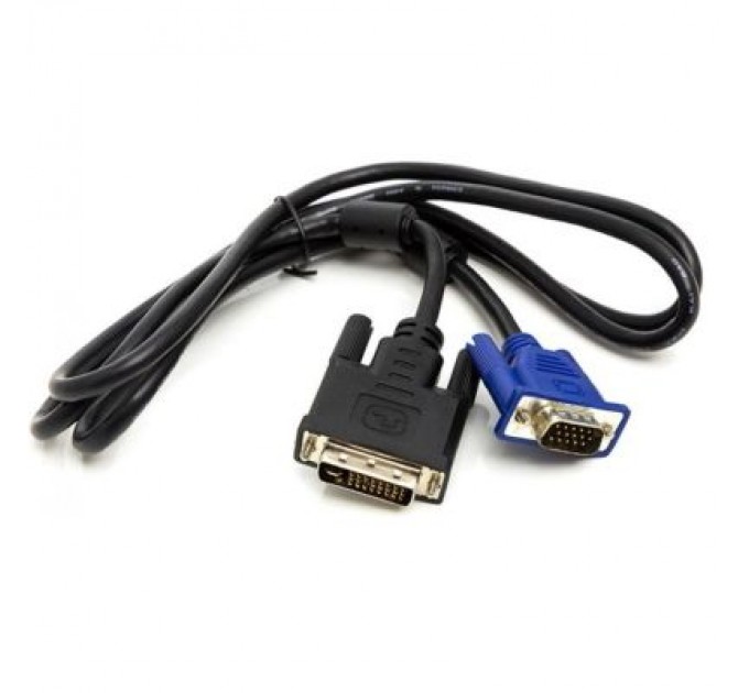 PowerPlant Кабель мультимедійний DVI-I (24+5) (M) to VGA (M), 1.0m PowerPlant (CA911981)