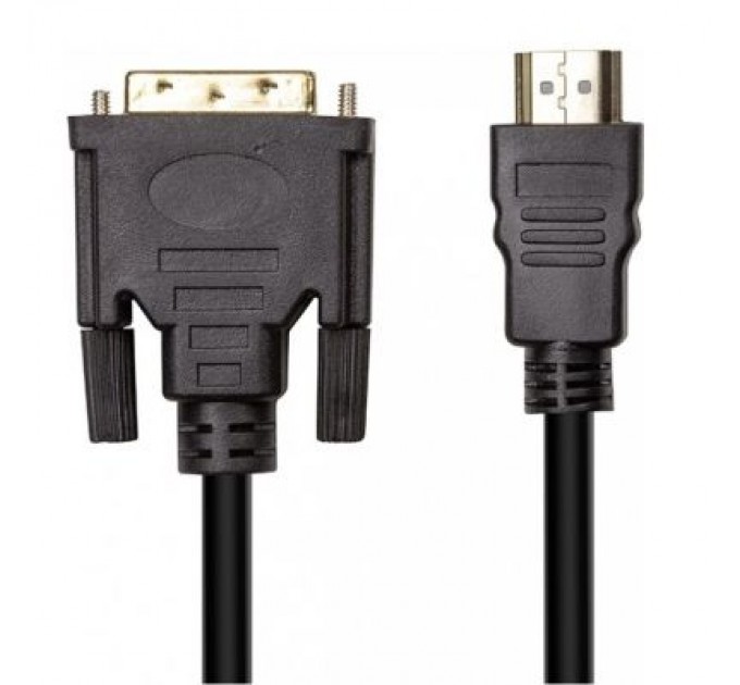PowerPlant Кабель мультимедійний HDMI (M) to DVI (M), 1.8m PowerPlant (CA912568)