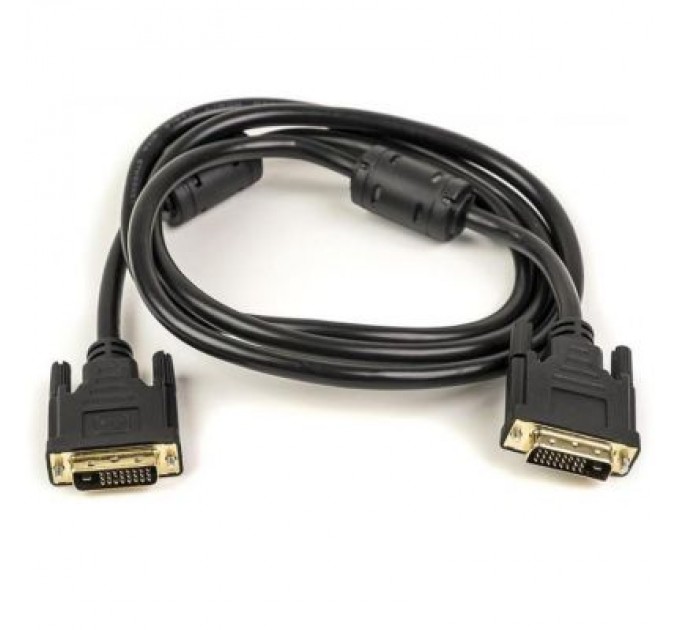 PowerPlant Кабель мультимедійний DVI to DVI 24+1pin, 1.5m ferrites PowerPlant (CA910854)