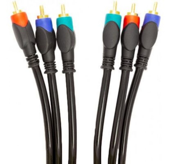 PowerPlant Кабель мультимедійний 3xRCA (M) to 3xRCA (M) 3.0 m PowerPlant (CA911738)