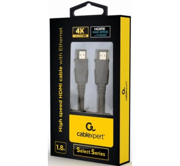 Cablexpert Кабель мультимедійний HDMI to HDMI 1.8m V.2.0 Cablexpert (CC-HDMIL-1.8M)