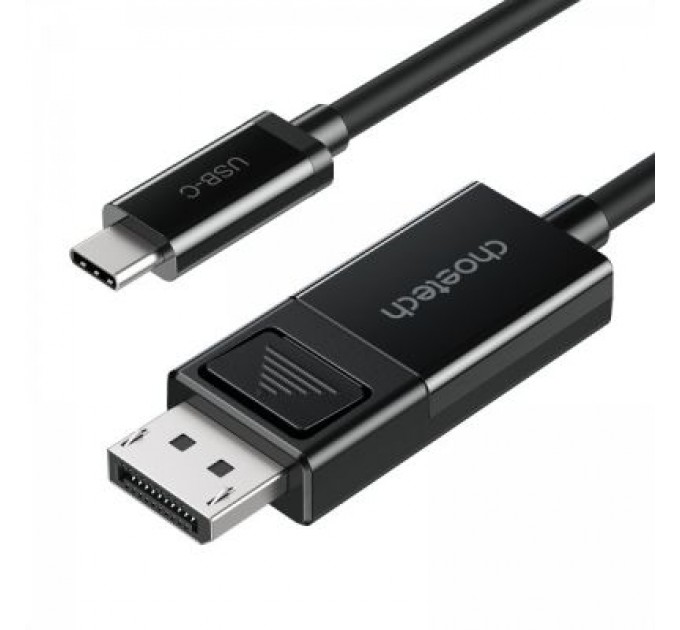 Choetech Кабель мультимедійний USB-C to DisplayPort 1.8m 8K 30Hz Choetech (XCP-1803-BK)