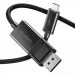 Choetech Кабель мультимедійний USB-C to DisplayPort 1.8m 8K 30Hz Choetech (XCP-1803-BK)