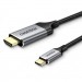 Choetech Кабель мультимедійний USB-C to HDMI 1.8m 4K 60Hz Choetech (CH0021-BK)