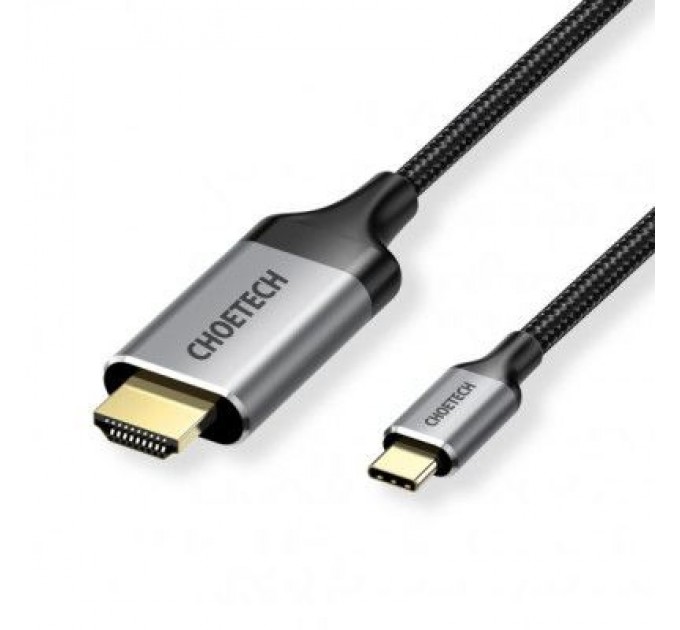 Choetech Кабель мультимедійний USB-C to HDMI 1.8m 4K 60Hz Choetech (CH0021-BK)