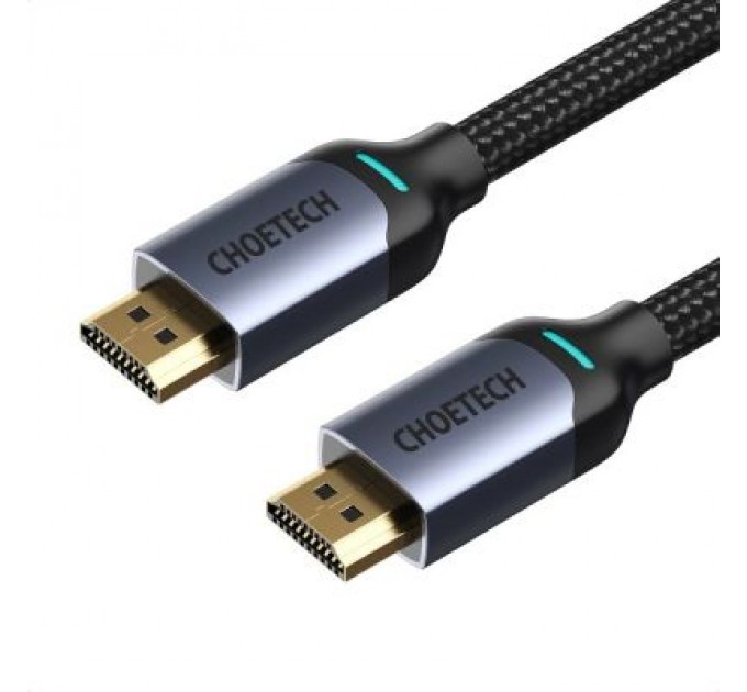 Choetech Кабель мультимедійний HDMI to HDMI 2.0m V.2.1 8K 60Hz HDR10 HLG 48Gbps YUV 444 Choetech (XHH01-BK)