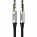 Baseus Кабель мультимедійний Jack 3.5mm Yiven M30 M/M 1.5m silver-black Baseus (CAM30-CS1)