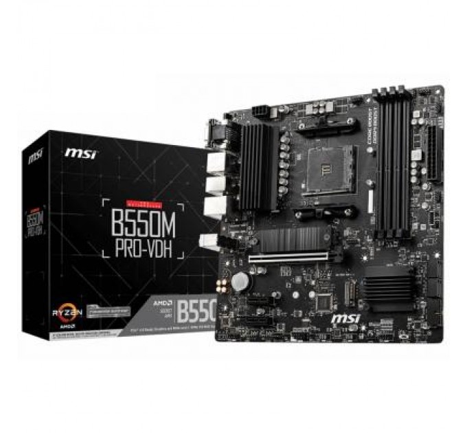 MSI Материнська плата MSI B550M PRO-VDH