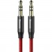 Baseus Кабель мультимедійний Jack 3.5mm Yiven M30 M/M 1.5m red-black Baseus (CAM30-C91)