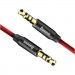Baseus Кабель мультимедійний Jack 3.5mm Yiven M30 M/M 1.5m red-black Baseus (CAM30-C91)