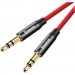 Baseus Кабель мультимедійний Jack 3.5mm Yiven M30 M/M 1.5m red-black Baseus (CAM30-C91)
