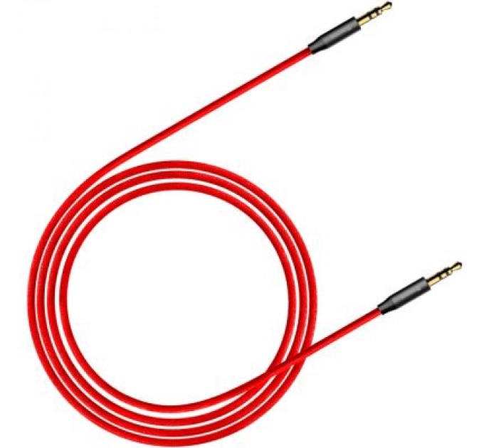 Baseus Кабель мультимедійний Jack 3.5mm Yiven M30 M/M 1m red-black Baseus (CAM30-B91)