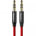 Baseus Кабель мультимедійний Jack 3.5mm Yiven M30 M/M 1m red-black Baseus (CAM30-B91)